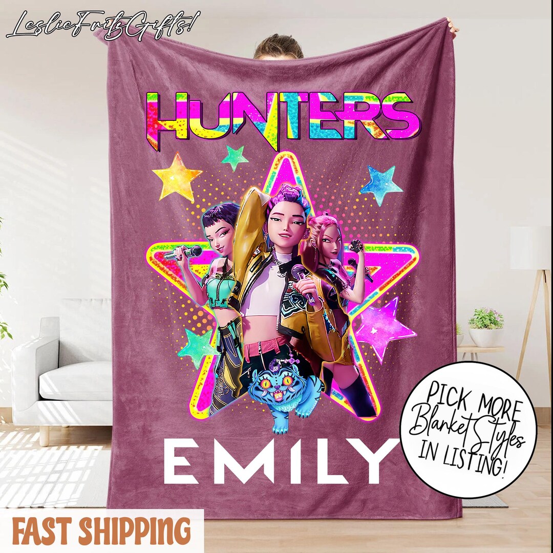Huntrix Minky Blanket main image 0