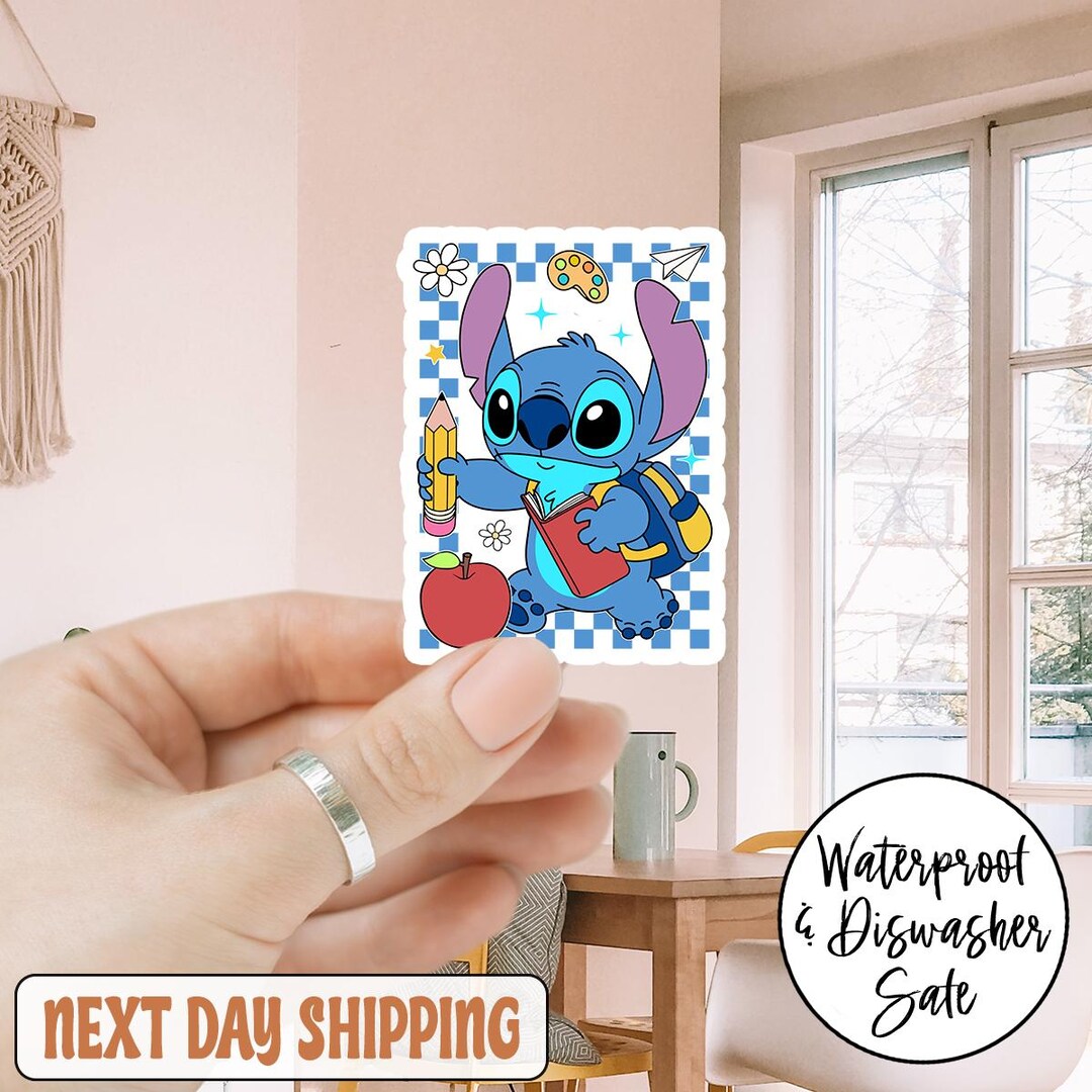 Rolling Into School Grade Stitch Back to School Sticker/car Magnet ...
