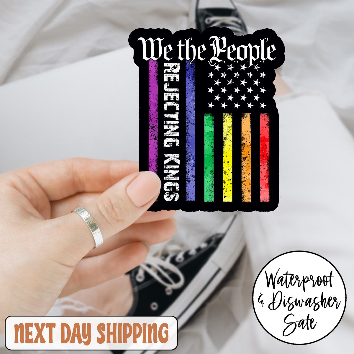 Resist Hate Magnet - 6x4.5" Car Decal, Anti-Trump & Anti-Racism Message, Waterproof Vehicle Magnet