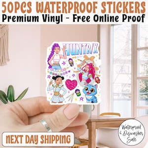 Kpop Demon Huntrix Sticker/Car Magnet , Kpop Saja Boys Sticker, Kpop Demon Hunter Sticker, Derpy Sticker, Kpop Saja Boys Fan Demon Hunters