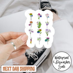 Flower LGBTQ Sticker/Car Magnet, Rainbow Pride Stickers, Love Is Love Sticker, Pride is Power Decal, Rainbow Strong, LGBTQ+ Rights Stickers