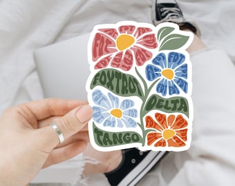 Pegatina/imán para coche anti Trump de FDT Foxtrot Delta Tango, calcomanía política para coche, portátil, botella, imán para coche, pegatina de derechos de inmigración