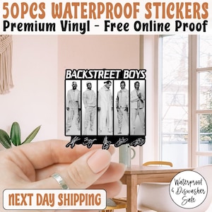 Backstreet Boy Sticker, Backstreet Boys Millennium Tour Music Sticker, Pop Music Bring Memory Back Street Sticker, BSB Rock Sticker