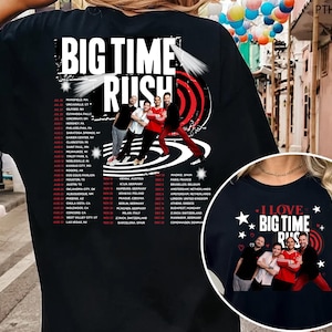 Comfort Colors® Big Time Rush Tour 2025 Shirt, Big Time Rush band Pop Music Fan shirt, Vintage Concert Band Tee,90s Music Shirt BTR Fan Gift