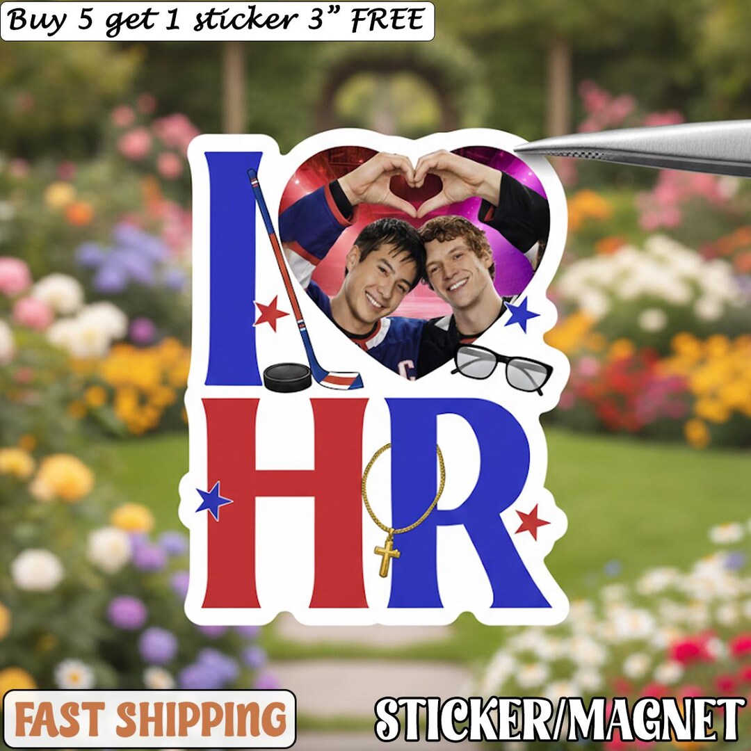 I Love Heated Rivalry Sticker, Kindle Stickers, Laptops, Water Bottles ...