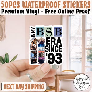 Backstreet Boy Sticker, Backstreet Boys Millennium Tour Music Sticker, Pop Music Bring Memory Back Street Sticker, BSB Rock Sticker
