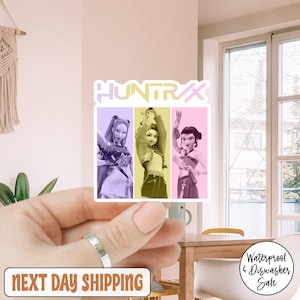 Huntrix Kpop Demon Hunters Sticker/Car Magnet , Kpop Saja Boys Sticker, Kpop Demon Hunter Sticker, Derpy, Kpop Saja Boys Fan Demon Hunters