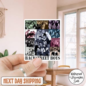 Backstreet Boy Sticker, Backstreet Boys Millennium Tour Music Sticker, Pop Music Bring Memory Back Street Sticker, BSB Rock Sticker