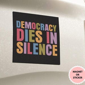 Autocollant anti-atout/aimant de voiture, Manifestation politique, Droits civiques, Démocratie, Droits humains, Activisme