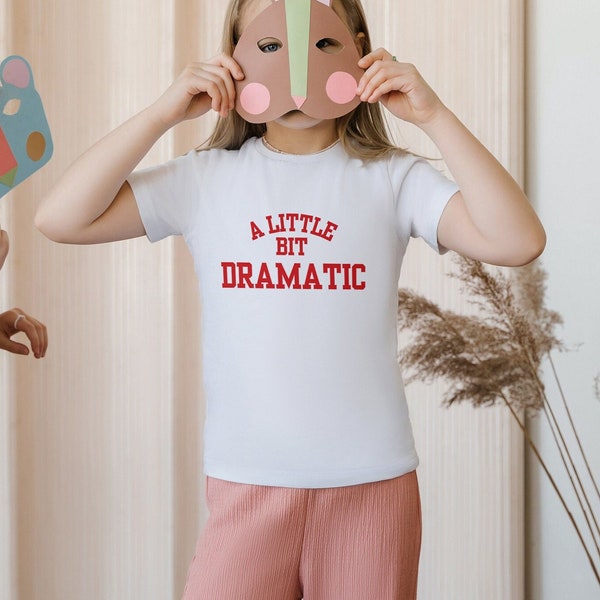 Chemise Mean Girls pour enfant, A Little Bit Dramatic Mean Girl Youth, haut Regina George, Halloween Costume Party, costume Mean Girls pour enfant