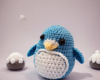 a cute penguin crochet patterns - tutorial how to - crochet