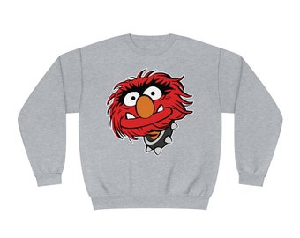 Adult Unisex Animal Muppets NuBlend® Crewneck Sweatshirt