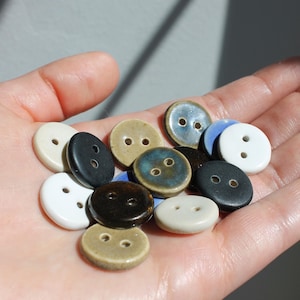 Ceramic buttons, Buttons, Handmade buttons, Ceramic button, Porcelain buttons, Clay buttons, Pottery buttons, Porcelain button