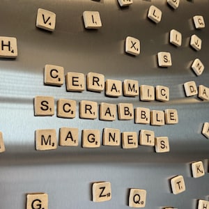 Scrabble Letter, Letter Magnets, Scrabble Magnet, Letter Tiles, Magnetic Scrabble, Fridge Scrabble, Fridge Magnet, Refrigerator Magnet