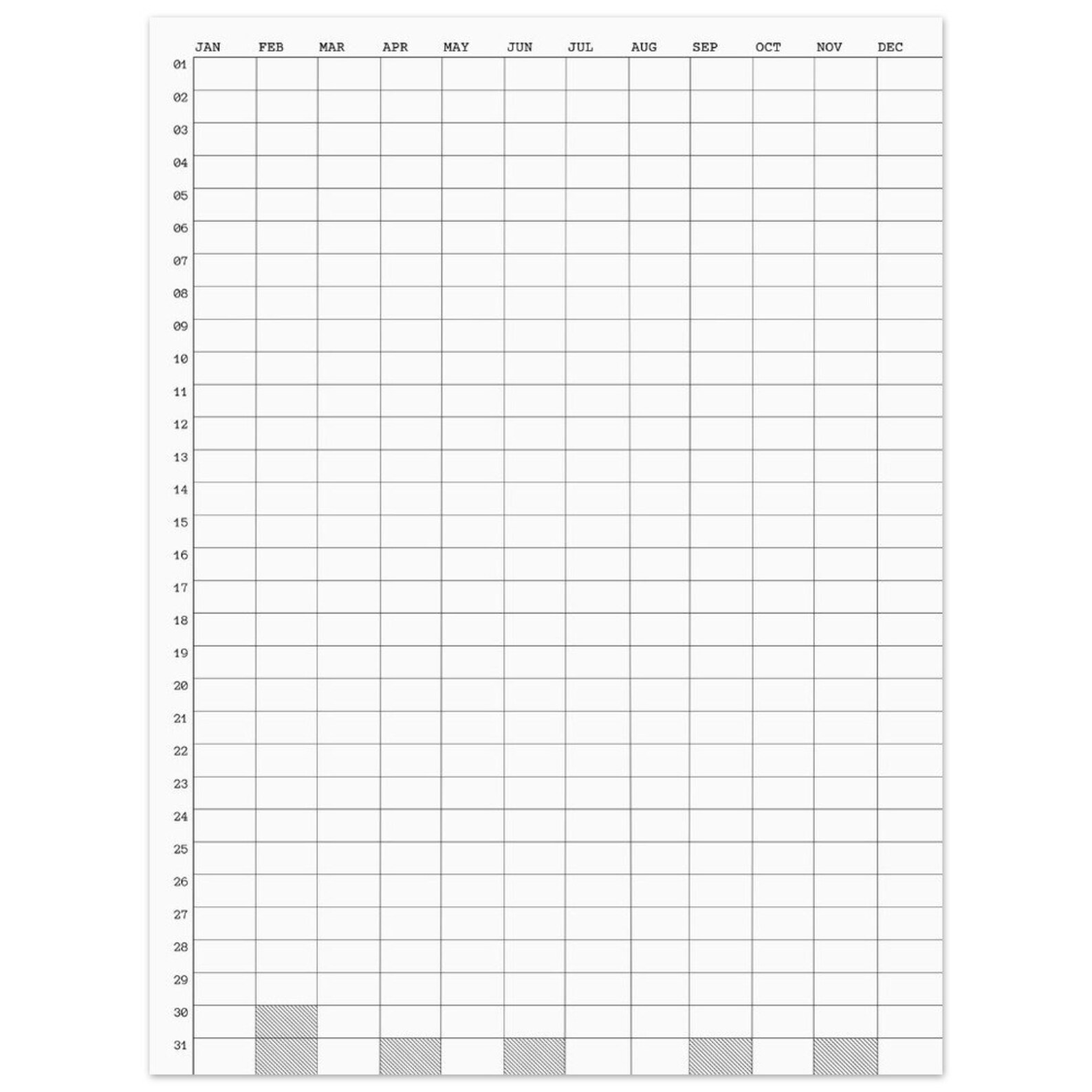 Giant Wall Calendar, 2024 Wall Planner, Year at A Glance, Perpetual ...