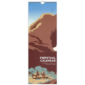 Perpetual Calendar, Birthday Calendar, Celebration Calendar, Wall Calendar, Continuous Calendar, Undated Planner, National Parks