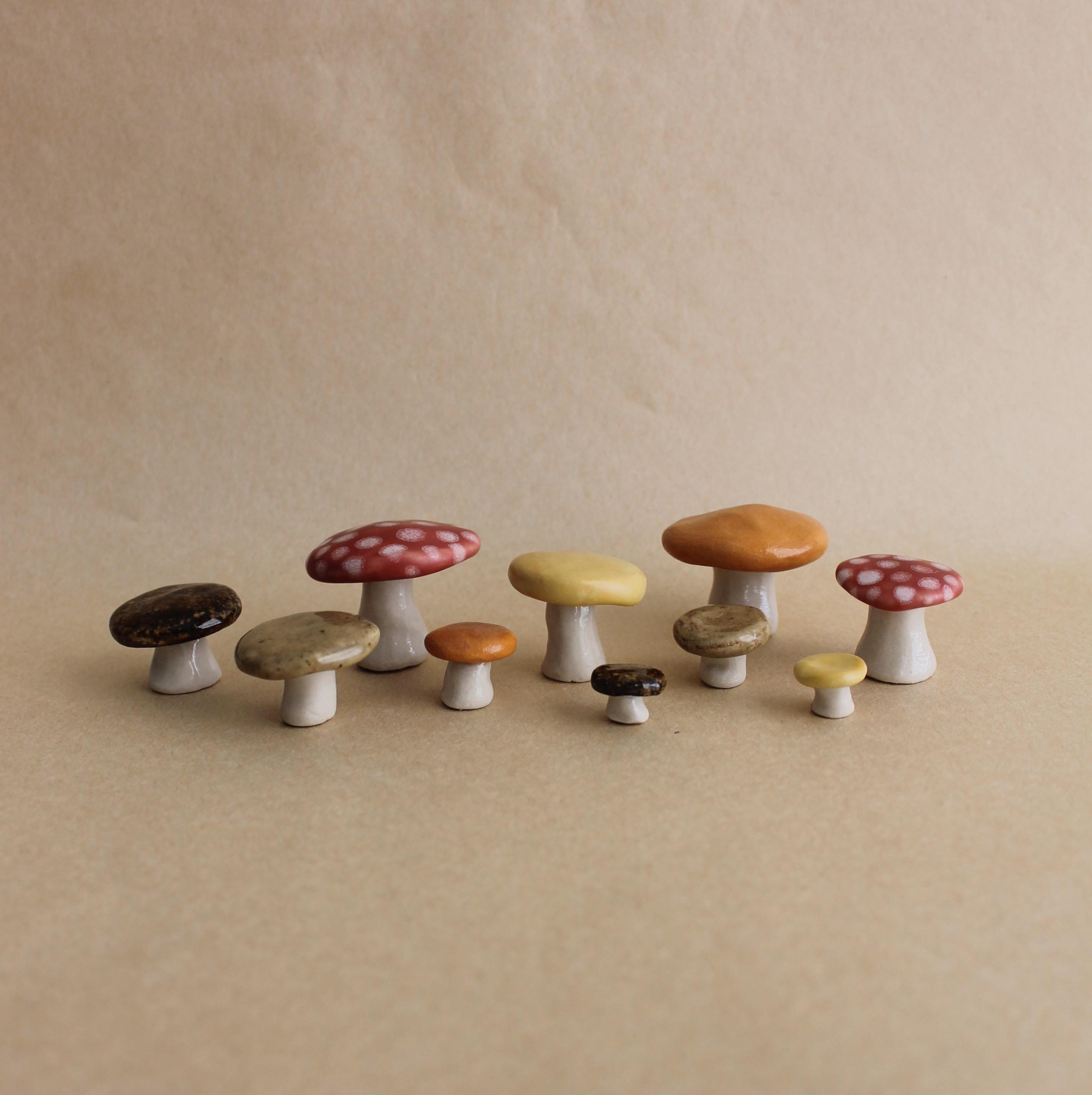 アンティーク マッシュルーム ポッテリー Vintage Ceramic Mushrooms
