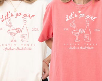 Custome Western Nashville Bachelorette Comfort Colors® Hemden, Country Bach Hemden, Cowgirl Last Rodeo Tee, Nashville Bach T-Shirts