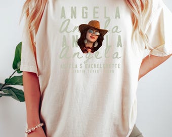 Custome Western Nashville Bachelorette Comfort Colors® Hemden, Country Bach Hemden, Cowgirl Last Rodeo Tee, Nashville Bach T-Shirts