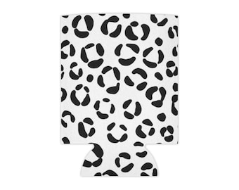 Schicker Leopardenmuster Dosenkühler, stilvolle Getränkehülse, lustiges Party-Accessoire, Veranstaltungen im Freien, Geschenk für Weinliebhaber, Sommer BBQ
