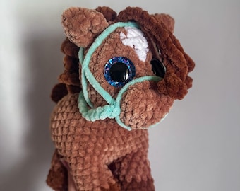 Gehaakt paard pony knuffeldier