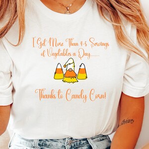 Candy Corn Tshirt, Candy Corn Shirt, Candy Corn Gnome, Gnome als Candy Corn, Herbst Kleidung, Herbst Kleidung