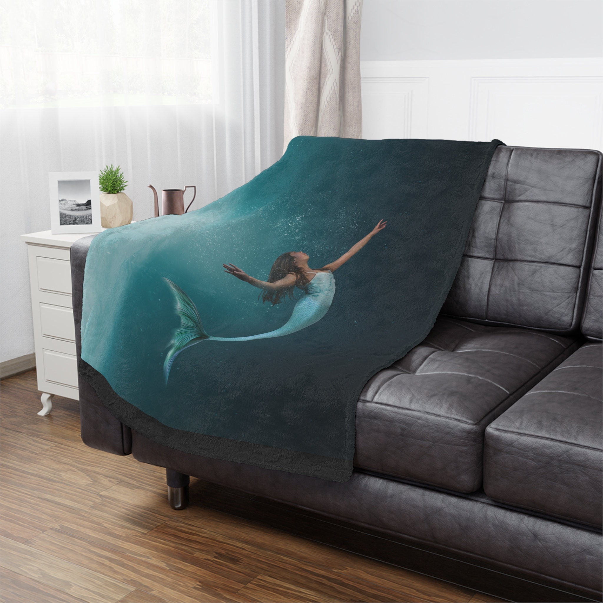 Mermaid Blanket Etsy