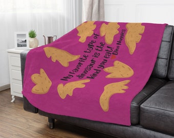 Dino Nuggies Decke, Dino Nuggies werfen, Minky Decke, Dinosaurier Nuggies, Dinosaurier Decke, Dino Decke, Dino werfen, Dinosaurier Geschenk, Dino