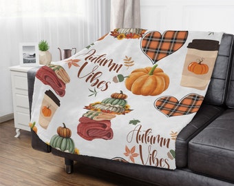 Fall blanket, Fall throw, Autumn Blanket, Autumn throw, Fall decor, Fall decorations, Autumn decor, Autumn decorations, Thanksgiving gift