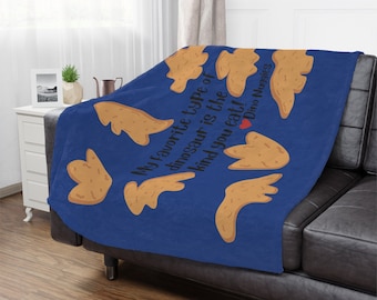 Dino Nuggies Decke, Dino Nuggies werfen, Minky Decke, Dinosaurier Nuggies, Dinosaurier Decke, Dino Decke, Dino werfen, Dinosaurier Geschenk, Dino