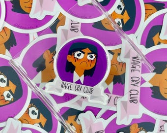 Rage Cry Club Magnet – Acrylic Fridge Decor