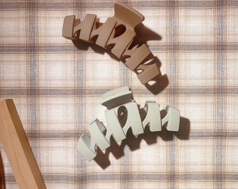 Jumbo Haarspange, Schildkröte Haarspange, Acetat Matte Haarspange, Haarschmuck für sie, Acryl Haarklaue, perfektes Geschenk, Geschenk für sie