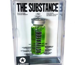 The Substance Activator Serum Vial Bottle with Display Collectable Box Movie Prop