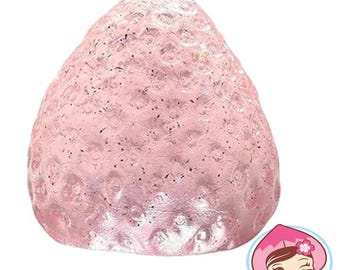 Handgemachte Taba Squishy Transparent Erdbeere
