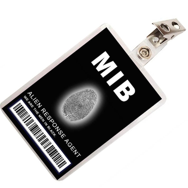 MIB Männer in Schwarz Ausweis Biometrisch