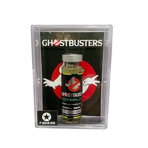 Ghostbusters Ectoplasm Vial Bottle with Display Collectable Box Prop