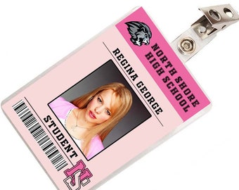 Wredne dziewczyny Regina George North Shore High School identyfikator ucznia kostium