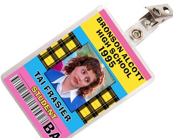 Clueless Tai Frasier High School Student ID Badge Cosplay Costume Name Tag