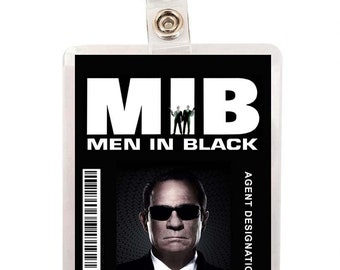 MIB Men in Black Agent K Badge Cosplay Costume Name Tag Halloween