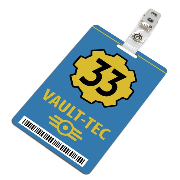 Vault-Tec Vault 33 ID Badge PVC