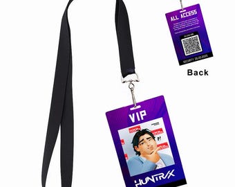 Kpop Demon Hunters Bobby VIP Pass ID Badge Cordón PVC Cosplay Disfraz Halloween
