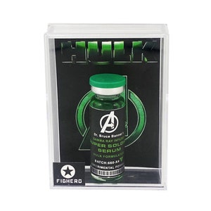 Hulk Super Soldier Serum Vial Bottle With Display Collectable Box Prop ...