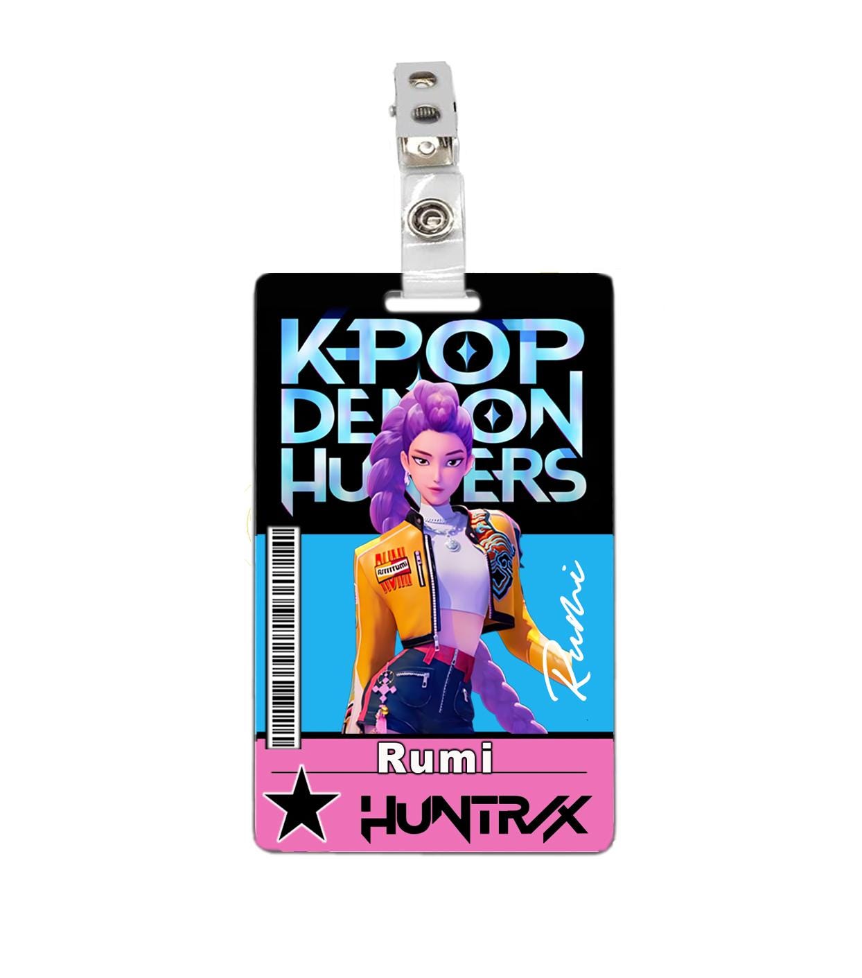 Rumi様 オーダーページ Kpop Demon Hunters Rumi ID Badge PVC Cosplay Costume Halloween