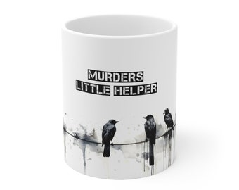 Mörderchen kleiner Helfer - Tasse aus Keramik