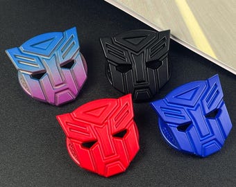 Cubierta de botón de arranque y parada de aleación de Transformers Autobots y Decepticons, interruptor de encendido universal, decoración interior de coche