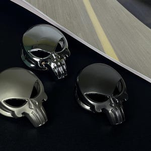 Punisher Marvel Alloy Push Start Stop Button Cover, Universal Engine Ignition Switch, Car Interior Decor Start