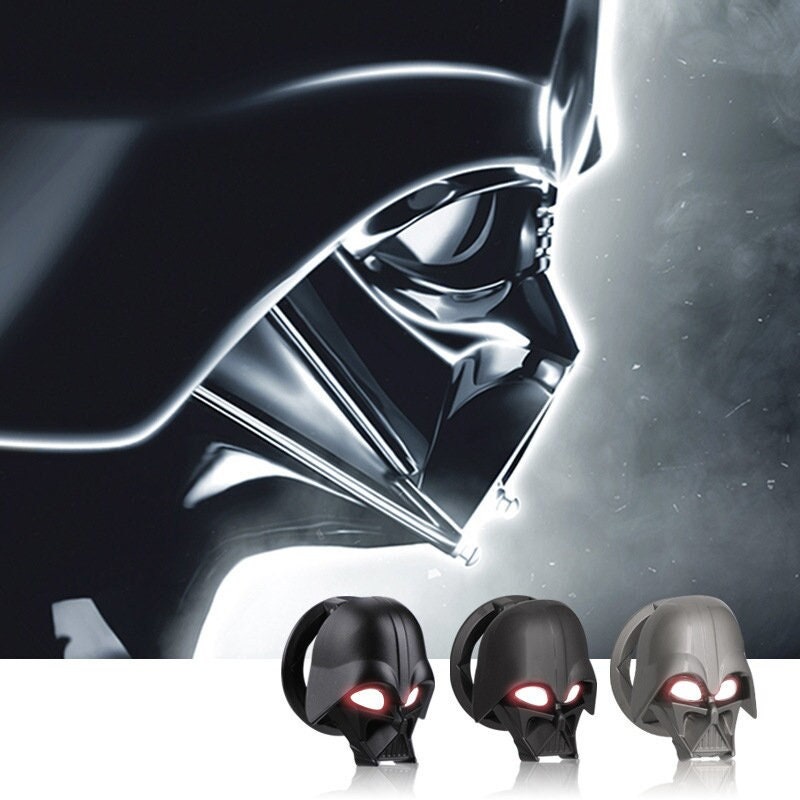 Darth Vader Star War Alloy Push Start Stop Button Cover, Universal Engine Ignition Switch, Car Interior Decor Start