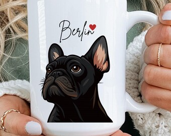 Custom Pet Portrait Mug, Personalized Pet Mugs, Custom Pet Mug with Photo & Name, Custom Pet Photo, Custom Pet Mug, Personalized Dog Mug