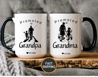 Promoted to Grandma Mug, Grandma Pregnancy Announcement Gift, New Grandma Mug, New Grandma Gift, Soon To Be Grandma Gift Mug,new grandma cup