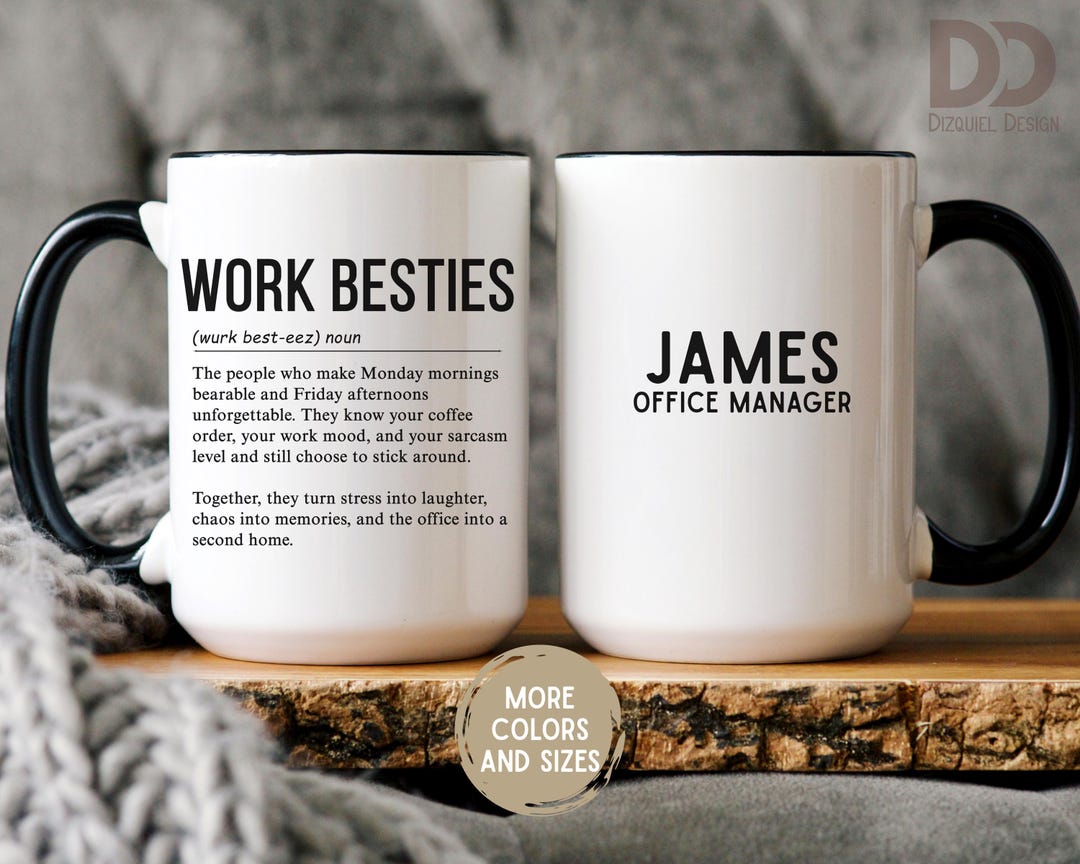 Work Goodie Coworker Gift, Work Besties Mug, Employee Gifts, Office Staff Gifts ...